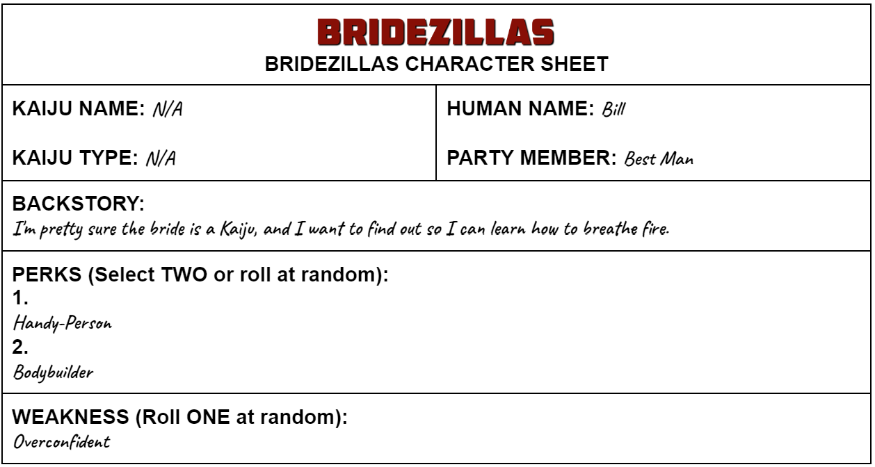 Bridezillas v1 human character sheet