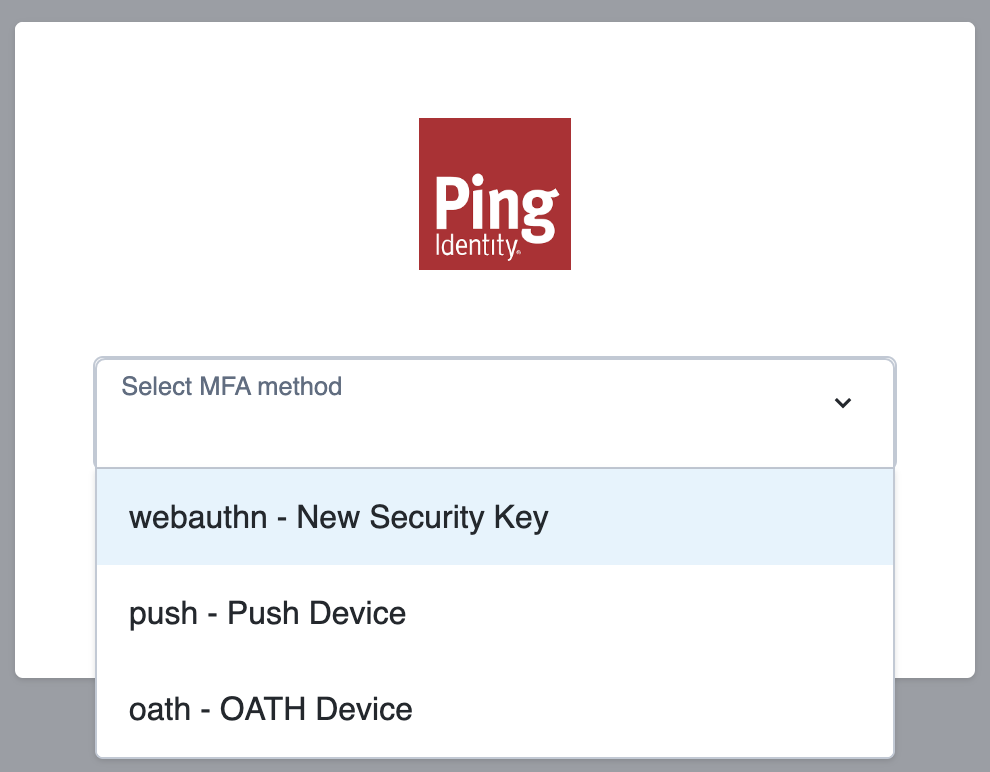 A screenshot of the rendered Journey in which the user inputted has 3 devices to choose from, one of each category